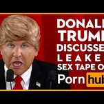 PornHub proves there is no God with Donald Trump porn parody