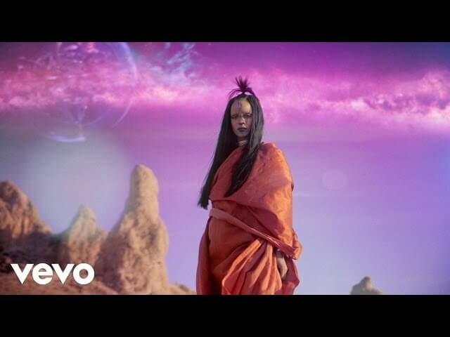 Rihanna plays godlike in the video for Star Trek Beyond’s “Sledgehammer”