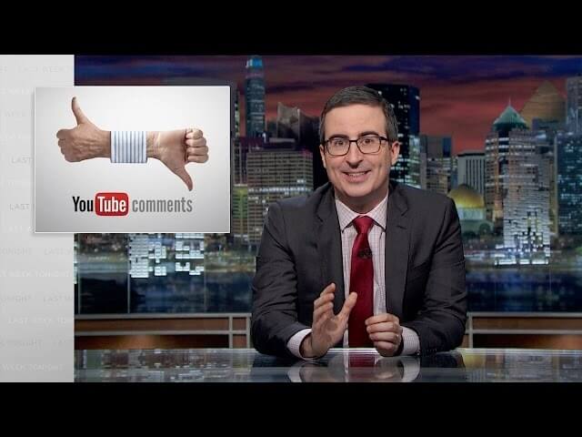 John Oliver is mostly delighted by viewers insulting him