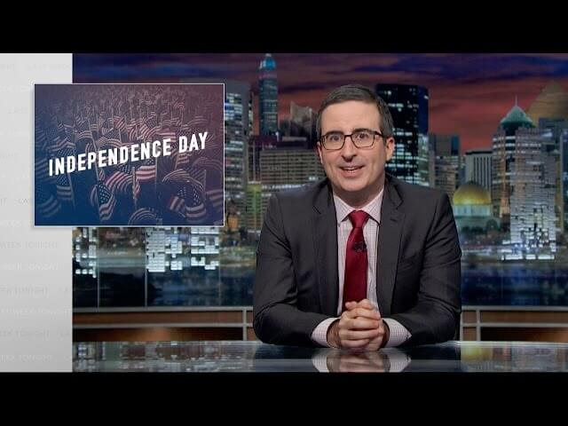 John Oliver celebrates Independence Day by reminding Americans what they gave up