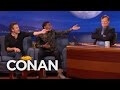 Timothy Olyphant and Jerrod Carmichael refuse to play make-believe for Conan