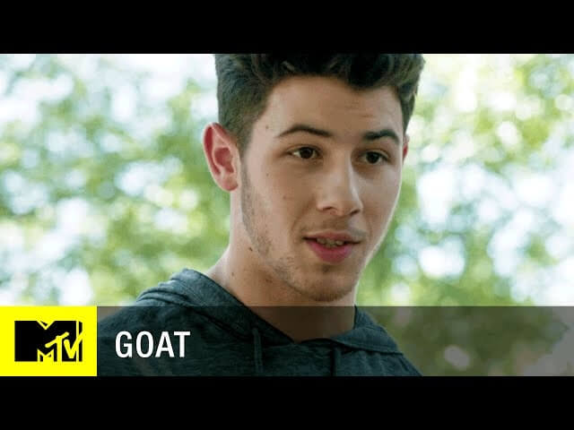 Nick Jonas is a total bro in the Goat trailer