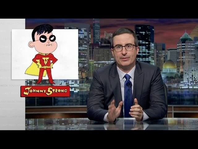 Hey, Hollywood, John Oliver has a superhero movie he’d like to pitch