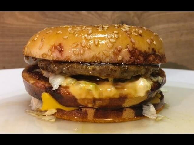 Enter fast food hell with this Big Mac melted by sulfuric acid