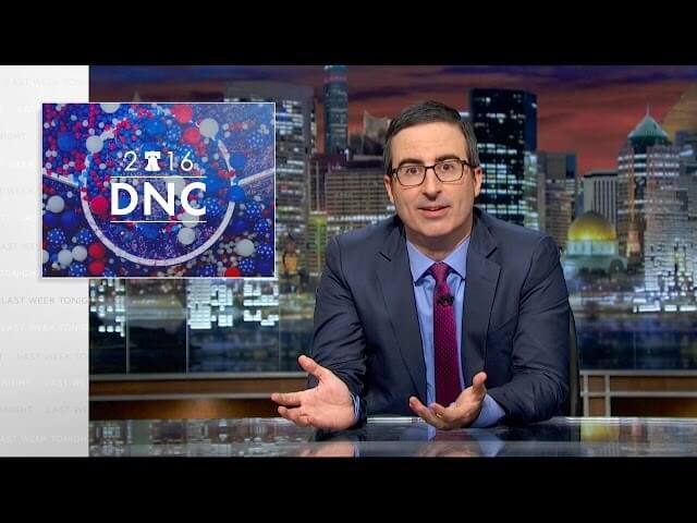 John Oliver examines the role reversal at the DNC