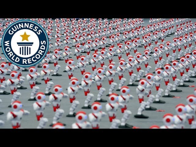 1,007 robots set new world record by dancing together