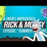 This improvised Rick And Morty mini-episode takes a scatological turn