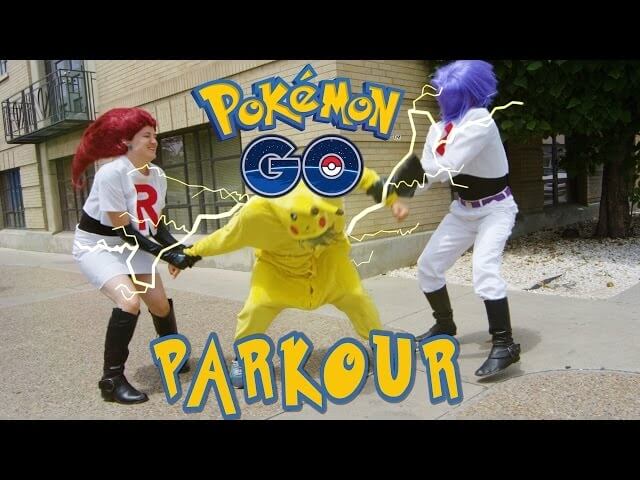 Pokémon Go meets hardcore parkour