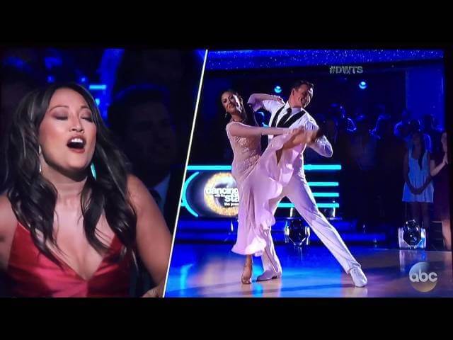 Protestors joined Ryan Lochte on stage at Dancing With The Stars