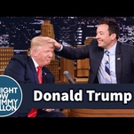 Jimmy Fallon grooms Donald Trump during fawning Tonight Show appearance