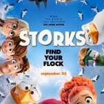 Storks delivers all the jabbering of your typical big-studio cartoon