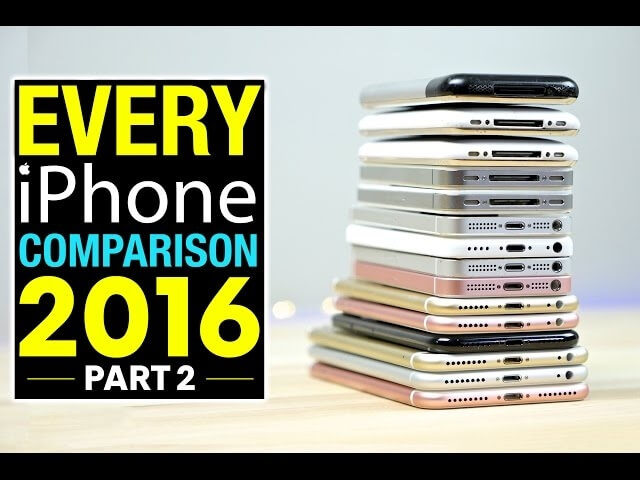 This guy lined up every iPhone side by side to perform a speed test