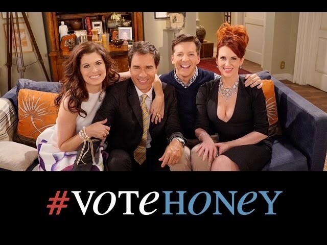 The cast of Will & Grace reunites for a special episode about voting