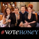 The cast of Will & Grace reunites for a special episode about voting