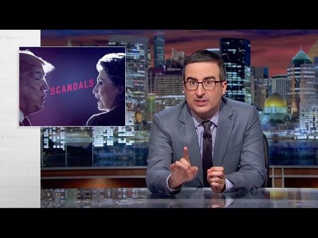 John Oliver weighs presidential candidates’ scandals to determine who’s quantifiably worse