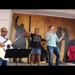 Renée Elise Goldsberry performs cut Hamilton song for the first time