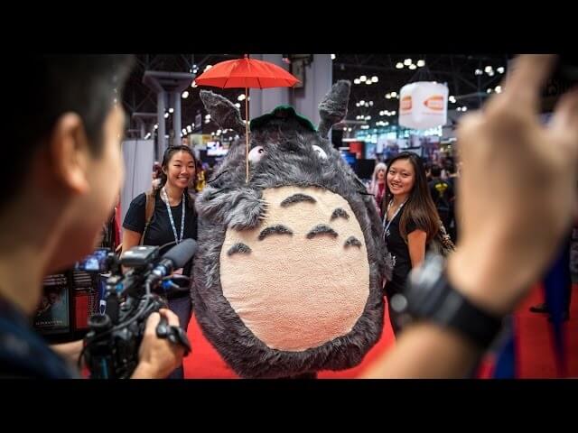 Adam Savage transforms into a cuddly Totoro for New York Comic Con