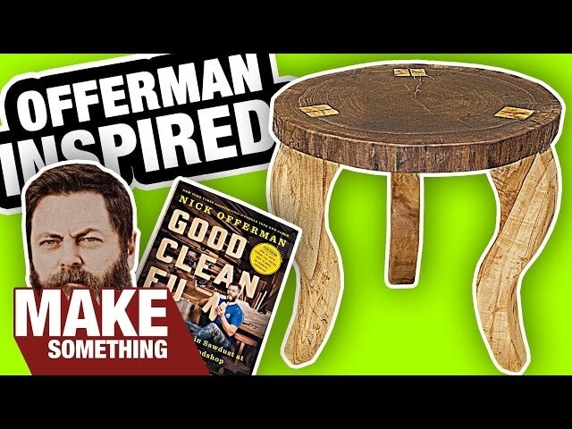 Whether making an ark or a butt plug, Nick Offerman knows which wood to use