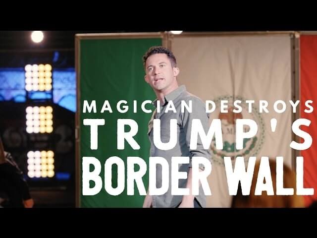 Magician Justin Willman shows why Trump’s wall won’t work