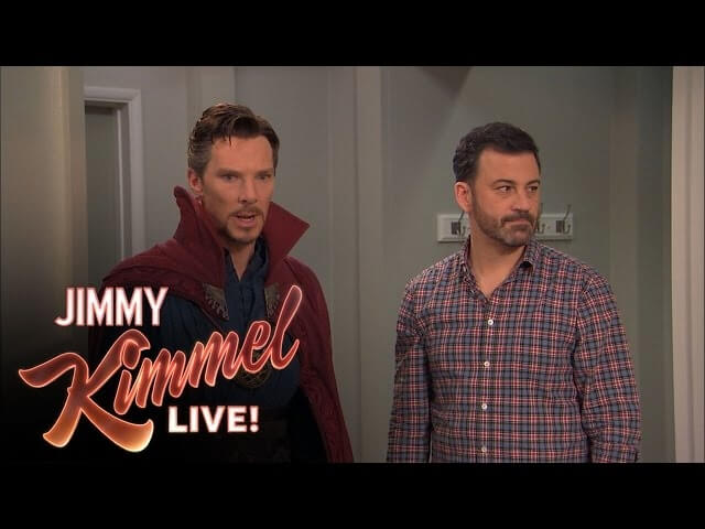 Jimmy Kimmel hires Doctor Strange for a kids’ birthday party