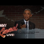 President Obama mocks Trump’s criticism of his administration on Kimmel Live