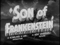 The restored trailer for Son Of Frankenstein has risen from the grave