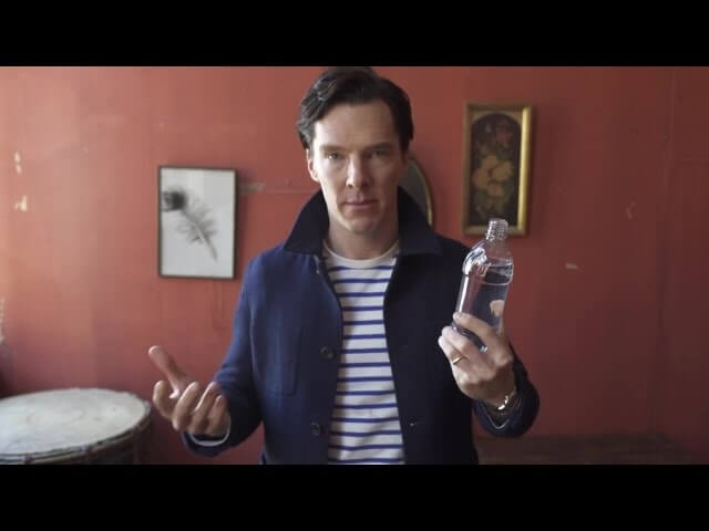 Benedict Cumberbatch performs a wizardly magic trick