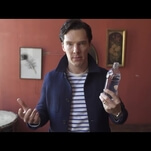 Benedict Cumberbatch performs a wizardly magic trick