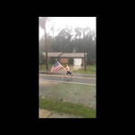 Hurricane Matthew can’t stop this defiant Slayer fan from headbanging