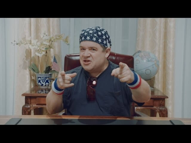 Patton Oswalt rocks the stars and stripes in new Weezer video