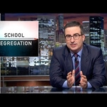 John Oliver pushes for an end to school segregation, Tuesday elections