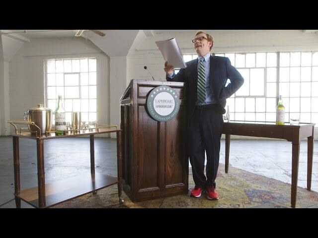 Watch Andy Daly’s will to live slowly fade in this 3-and-a-half hour whiskey ad