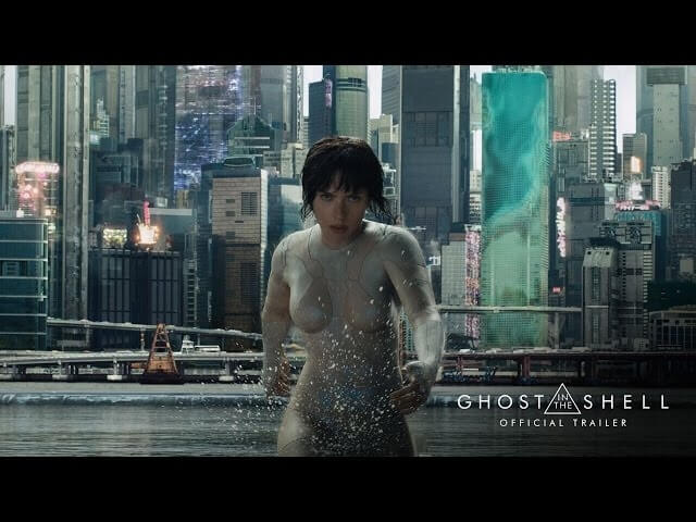 Scarlett Johansson shows off in the first full trailer for Ghost In The Shell