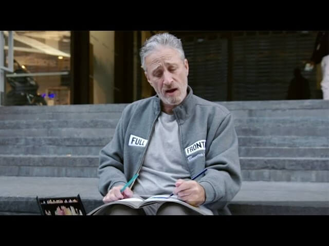 Here it is, your Full Frontal moment of Zen with Jon Stewart