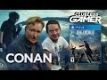 Conan O’Brien rips on Final Fantasy XV with Elijah Wood