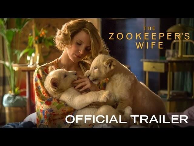 Jessica Chastain plays a fierce protector in The Zookeeper’s Wife trailer