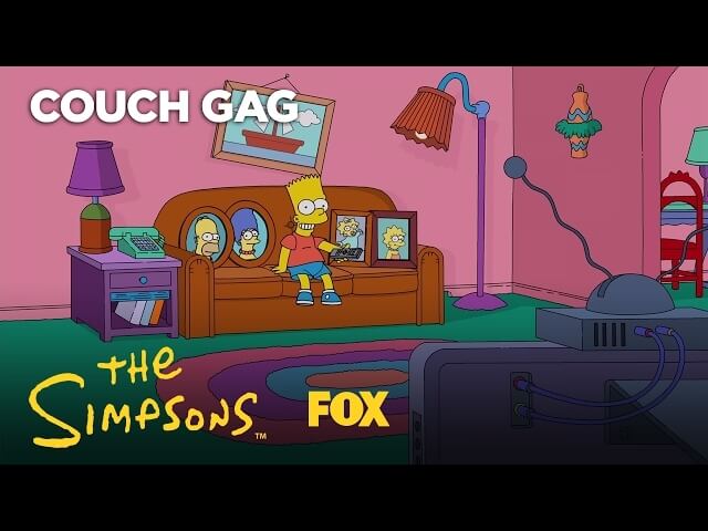 Everyone dies but Bart in a morbid new Simpsons couch gag