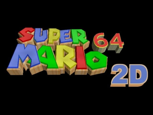 A clever creator has remade all of Super Mario 64 in 2-D