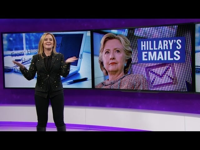 Samantha Bee and Sarah Paulson pore over Hillary Clinton’s leaked emails