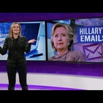 Samantha Bee and Sarah Paulson pore over Hillary Clinton’s leaked emails