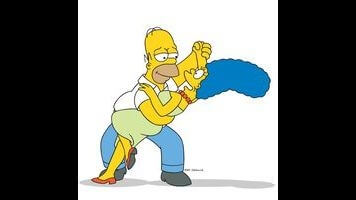 It feels like old times when Homer takes a fall on a fine Simpsons