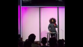 Reggie Watts is typically weird and wonderful in the deceptively chaotic Spatial