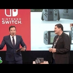 Professional fanboy Jimmy Fallon plays the Nintendo Switch on The Tonight Show