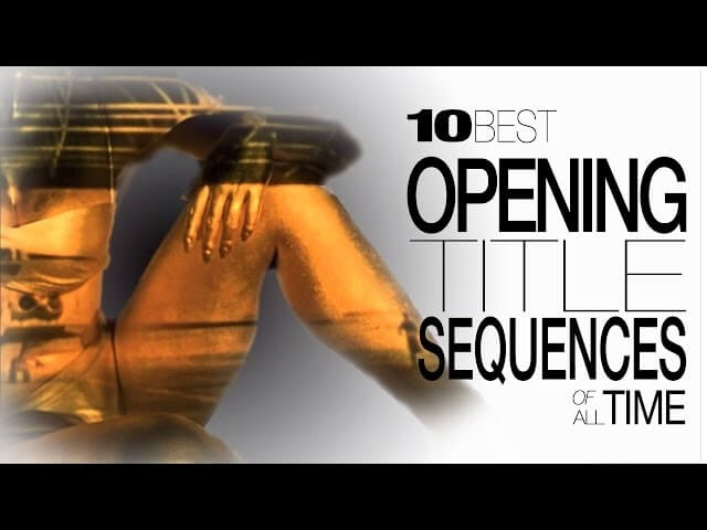 An affectionate countdown of great movie title sequences