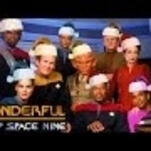 The cast of Star Trek: Deep Space Nine wishes you a wonderful Christmas season