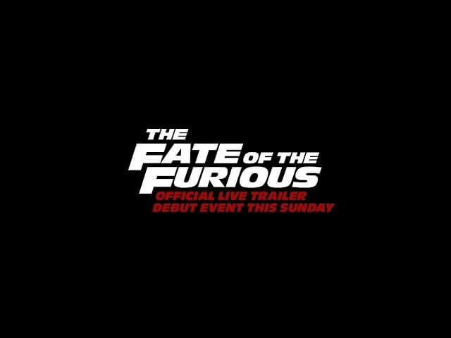 Fast And Furious franchise unfurls the fucking Fate Of The Furious