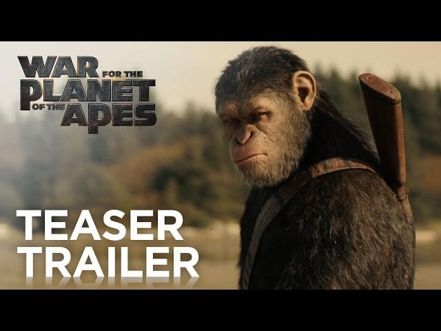 The War For The Planet Of The Apes is underway in first trailer