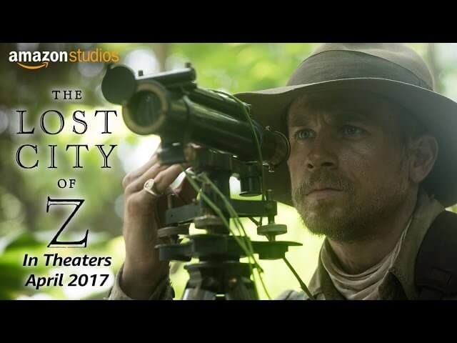 Charlie Hunnam sets out on a quest for The Lost City Of Z in first teaser