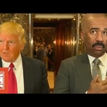 Steve Harvey gave up whatever was left of his soul when he met with Donald Trump