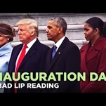 This bad lip reading of Trump’s inauguration feels scarily accurate